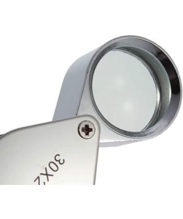 Mini 30X Glass Magnifying Magnifier Jeweler Eye Jewelry Loupe Loop 30 * 21mm Triplet Jewelers Eye Glass Magnifying - Buy Online on GoSupps.com