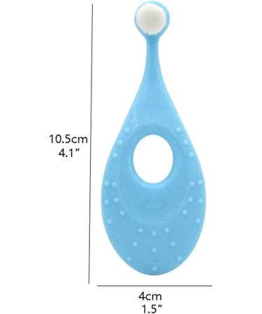 Clean Micro-Nano Toothbrush Set for Toddlers (1-3 Years) | 10 000 Bristles - 2 Blue Hand Brushes for Kids - Buy Online on GoSupps.com