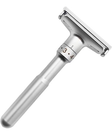 Yinhing Manual Beard Trimmer with Sharpness Versatile Portable Beard Care Tool for Men Silver Design for Travel and Use Type 1 Silver Type 1 - Buy Online on GoSupps.com