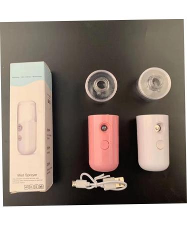 Facial Mister Portable Mini Face Sprayer USB Rechargeable Facial for Hydratin Pink Face Sprayer - Buy Online on GoSupps.com