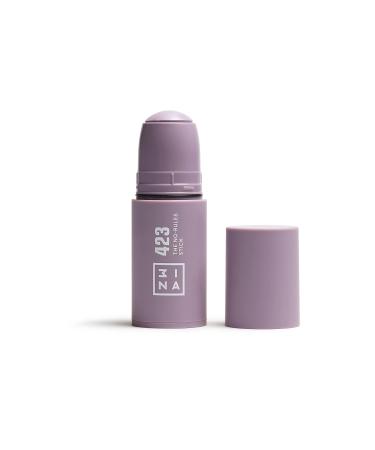 3INA MAKEUP - The No - Rules Stick 423 - Lilac Blush Stick Matte for Sensitive Eyes Lips & Cheeks with Hyaluronic Acid - Cream Blush for a Natural Finish - Vegan - Cruelty Free
