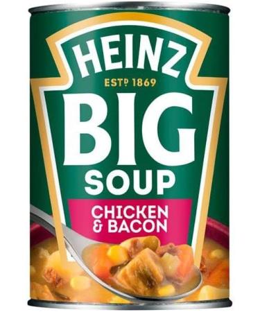 Heinz - Big Soup Bundle Bundle 6 x Tins (400g) Beef & Veg Steak & Potato and Chicken & Veg Chicken & Bacon Lamb & Veg and Steak & Onion - Buy Online on GoSupps.com