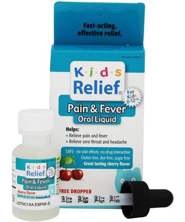 Kids Relief Pain & Fever by Homeolab USA - Fast-Acting Relief for Children - Buy Online on GoSupps.com