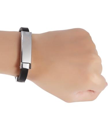 Zixyqol Anion Bracelet - Electrostatic Silicone Adjustable Wrist Strap for Antistatic Protection (Black) | International Shipping Available - Buy Online on GoSupps.com