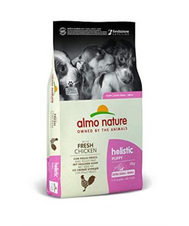 Almo Nature Holistic Maintenance XS-S Puppy. Croquettes for Small Breed Puppies with Fresh Chicken. 12 Kg