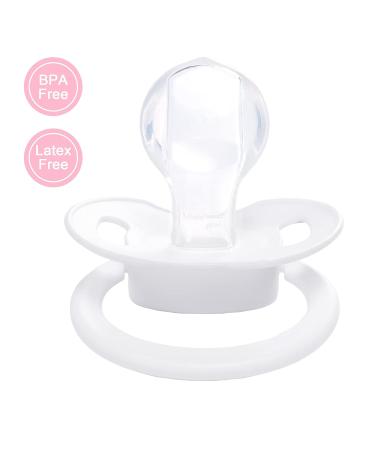 Adult Pacifier | LittleForBig Bigshield Gen-II | White Vintage Giraffe Pattern - Buy Online on GoSupps.com