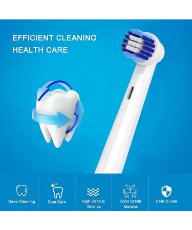 Oral B Braun Compatible Electric Toothbrush Replacement Heads 8 Pack - Adult Precision Clean Heads - Buy Online on GoSupps.com