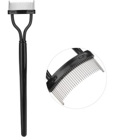 Natudeco Eyelash Comb Eyelash Comb Separator Stainless Steel Curved Design Steel Needle Eyelash Comb for Easy Smoothen Eyelashes - Buy Online on GoSupps.com