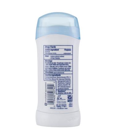 Dove AntiPerspirant Deodorant Sensitive Skin White Unscented 2.6 Oz - Pack of 4 - Buy Online on GoSupps.com