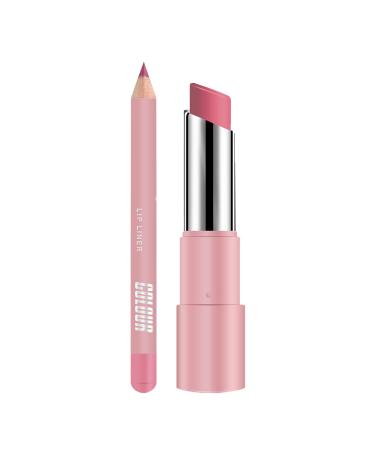 Moisturizing Tinted Lip Balm - Waterproof Lipliner Color Pencil | Nourishing Long Lasting Volume Boosting Matte Lip Balm Non-Sticky For Daily Makeup In Cold Weather