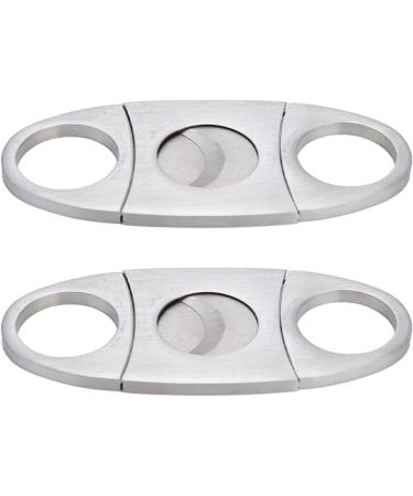 Cigar Holder Leather Cigar Case Premium 2 Finger Leather Cigar Case Cigar Case with Cutter Cigar Travel Case for Men Cigar Accessories Include Stainless Steel Cigar Cutter - Buy Online on GoSupps.com