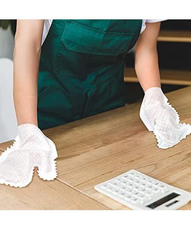 qazaa Dust Wipes Dusters Grabs and Locks in Dust Pet Hair Cleaning Possible Dual-Sided Disposable Dusting Gloves - Buy Online on GoSupps.com