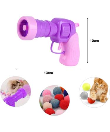 Ranjima Cat Toys Balls - 100 Interactive Plush Balls for Kittens | Noiseless Training & Indoor Play - Buy Online on GoSupps.com