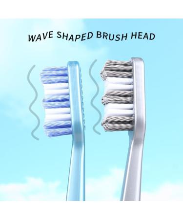 Hard Bristle Adult Toothbrushes - Set of 8 for Deep Cleaning | International Shipping Available - Buy Online on GoSupps.com