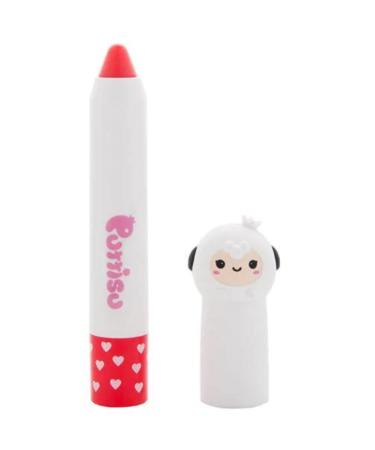 Butter Lip Color Crayon Balm with Deep Fruit Scent Hypoallergenic & Moisturizing - Long Lasting Non-Stain (Coco Cherry 1)