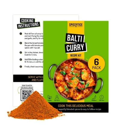 Spicentice Balti Curry Kits (Pack of 6)