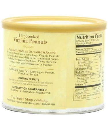 Virginia Peanuts Lightly Salted - 10.5oz | The Peanut Shop of Williamsburg - Buy Online on GoSupps.com