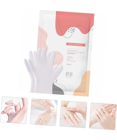 Beatifufu 2 Pairs Hand Peeling Hand Cover Hand Care Supplies Nicotinamide Hand Spa Mask Moisturizing Gel Socks Hand Moisturizer Gloves White Non-Woven Fabric Nourish Cat Paw - Buy Online on GoSupps.com