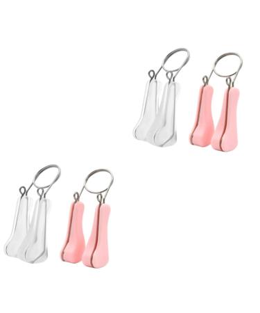 Beaupretty 2 Sets Nose Shapers Nose Lifters Straightening Bridge Clips Nose Clips For Women And Girls Nose Shaping Device Trimmer 2Pcs*2Mx2pcs as shown x 2pcs