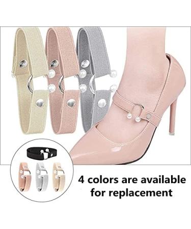 4 Pair High Heel Anti-Loose Straps | Detachable Elastic Shoelace Accessories for Women - Shop Internationally - Buy Online on GoSupps.com