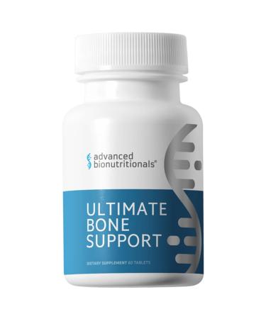 Advanced Bionutritionals Ultimate Bone Support Supplement, Strontium, Silica, Vitamin K2 and D3, Support Bone Health, Bone Strength, Non GMO, Gluten Free, Dairy Free, Soy Free, Vegan (60 Tablets)