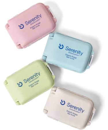 Travel Pill Organizer | 8 Compartment Portable Case for Medications | Holds Various Sizes | Extra Compartment for Bandages | Essential Travel Accessory - Buy Online on GoSupps.com