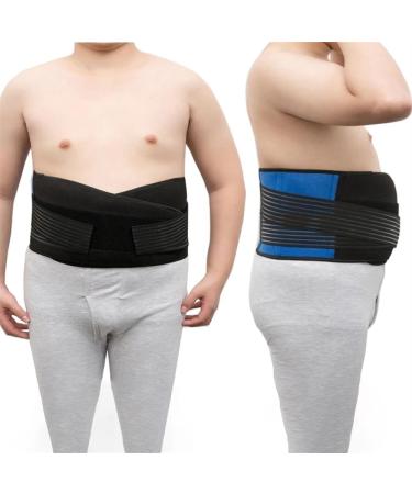 Large Size 5XL 6XL Lower Back Support Brace Men Women Double Pull Waist Support Lumbar Decompression Belt Post Surgery Girdles For Optimal Support And Pain Relief ( Color : Blue Size : 5X-Large ) 5X-Large Blue