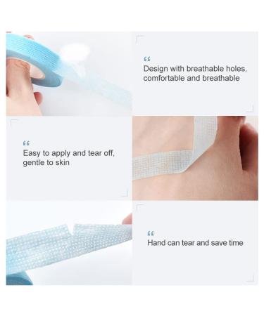 Lunamoon Eyelash Tape - 6 Rolls Micropore Eyelash Extension Band for Isolation - Blue - Buy Online on GoSupps.com