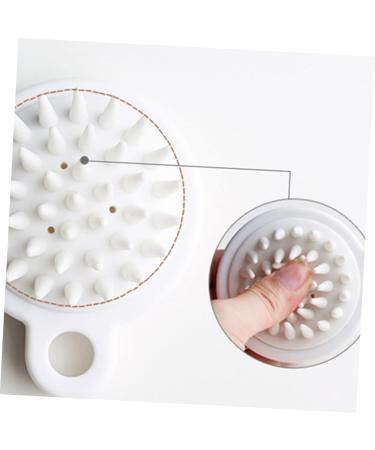 Frcolor 4-Piece Hair Washing Shampoo Brush Set | Pink Scalp Massager & Banana Hair Clips | Effective Cleaning Scrubber for Healthy Hair Care - Buy Online on GoSupps.com