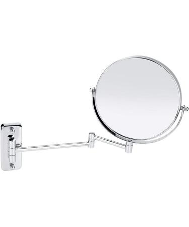 Rust-Proof Swivel Wall Makeup Mirror - High Definition for Home & Hotel Use - Buy Online on GoSupps.com