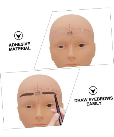 Housoutil 1 Roll Disposable Ruler Stickers Reusable Eyebrow Ruler Disposable Eyebrow Ruler Make up Tool - Buy Online on GoSupps.com