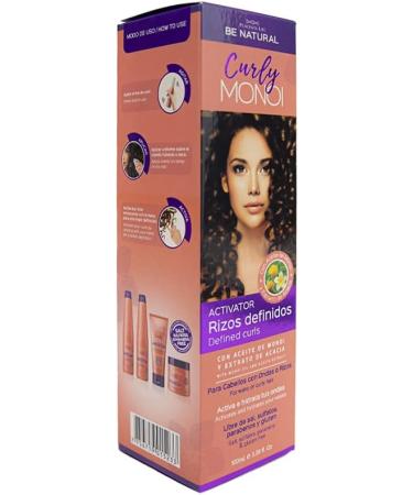 Be Natural Curly Monoi Rizos Activator 100ml | Best Curly Hair Care for All Hair Types - International Shipping - Buy Online on GoSupps.com