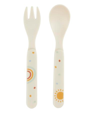 Cockpage Set Entda Lou Ecru | 5-Piece Dining Set for Boys & Girls - Cups Plates Cutlery | International Shipping - Buy Online on GoSupps.com