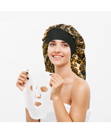 Satin Sleep Cap Set for Curly Hair and Dreadlocks - 4 Pack | Long Braids & Silky Hair Bonnets for Women | One Size Fits All - Buy Online on GoSupps.com