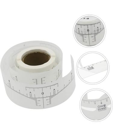 Housoutil 1 Roll Disposable Ruler Stickers Reusable Eyebrow Ruler Disposable Eyebrow Ruler Make up Tool - Buy Online on GoSupps.com