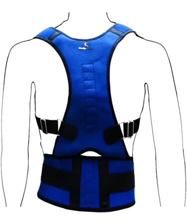 Body-Plus Direct Magnetic Posture Corrector Back Support XL Blue - Improve Posture and Relieve Pain - Buy Online on GoSupps.com