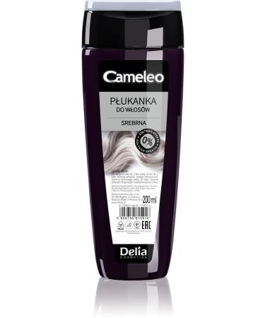 Cameleo - Silver Hair Toner OLD VERSION - Glamorous Tones with NO Yellow Shades - Semi Permanent Hair Dye - Blond Platinum Grey Hair - Beautiful Hair Colour & Care - Paraben Free - 200ml