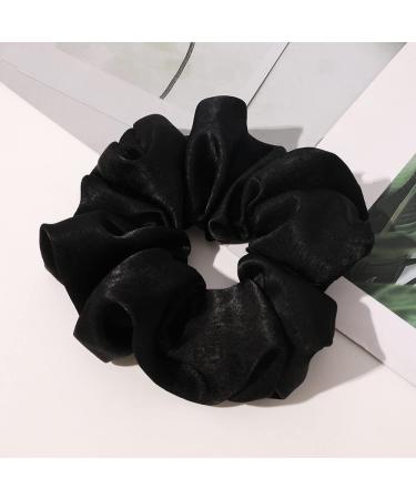 RTTYOA Oversized Silk Organza Scrunchie - 7.8inch Large Hair Tie Elastic Ponytail Holder Leopard Cheetah Print Fluffy Cloud - Blue White - Buy Online on GoSupps.com