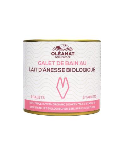 Organic Donkey Milk Bath Tablets - 5 Pack by Oleanat - Buy Online on GoSupps.com