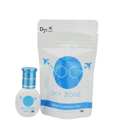 2 Pack Sky Zone Eyelash Extension Glue 5ml - Volume & Classic Lashes, 1-2 Sec Drying, 7 Weeks Retention, Latex Free, Mink & Silk, Low Fumes - Includes 50pcs Mascara Brush - Buy Online on GoSupps.com