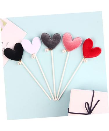 Warmhm 10pcs Valentines Day Food Picks Engagement Cake Toppers Valentine Day Food Picks Christmas Cupcake Topper Proposal Cake Toppers Valentine Day Party Supplies Heart Love Fruit Baby - Buy Online on GoSupps.com