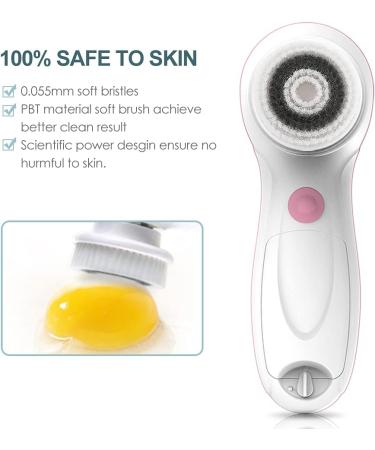 TOUCHBeauty Facial Cleansing & Exfoliator Brush Set - 3 Professional Brush Heads, Dual Speed, Waterproof - Ideal for Oil, Sensitive & Combination Skin - With Travel Case - Buy Online on GoSupps.com