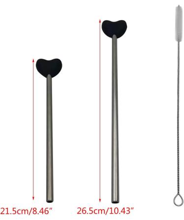 Multifunctional Straw Lip Healthy Straw Useful Metal Sipping Tool Healthy and Convenient Beverage Supplies Metal Drinking Straws - Buy Online on GoSupps.com