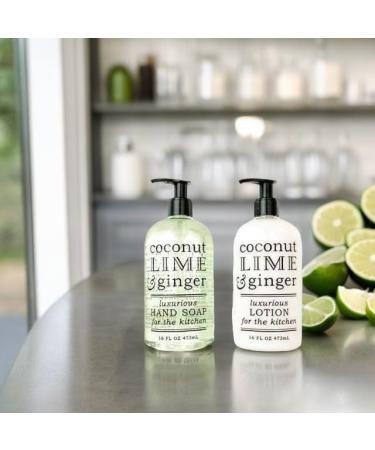 Greenwich Bay Trading Kitchen Collection: Coconut Lime & Ginger Hand Soap & Lotion - Luxurious Eco-Friendly Skincare for a Clean Home - Buy Online on GoSupps.com