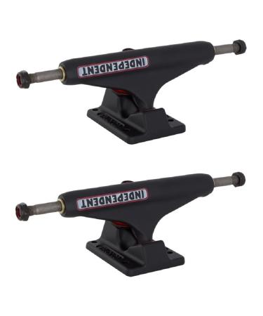 Independent Truck Company Skateboard Truck Stage II Bar Skate Truck Flat Black, Set of 2 Flat Black One Size