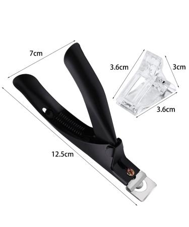 5 PCS Clear Nail Tips Clips Kit for Polygel Nail Forms - Includes False Nail Tip Trimmer - Polygel Nail Clip Set - Buy Online on GoSupps.com