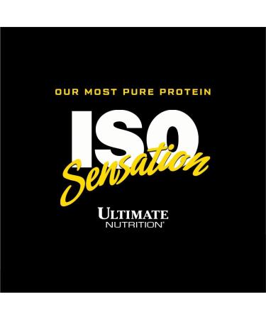 Ultimate Nutrition Iso Sensation 93 - Low Carb Whey Protein Isolate Powder | 30g Protein Glutamine Keto Friendly Banana Ice Cream 5 lbs - Buy Online on GoSupps.com
