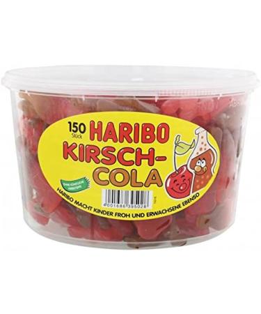  HARIBO Haribo Cola cherry 150 pieces in a round box 1350g - Buy Online on GoSupps.com