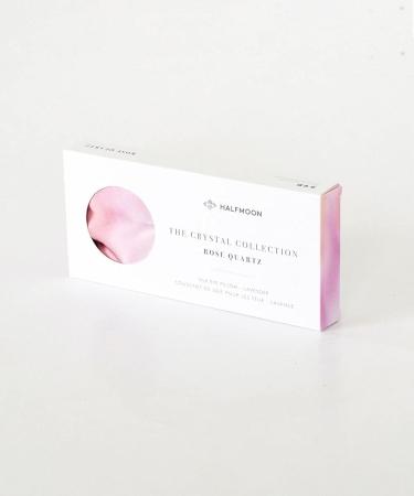 Halfmoon Rose Quartz Silk Eye Pillow - Crystal Collection - Buy Online on GoSupps.com