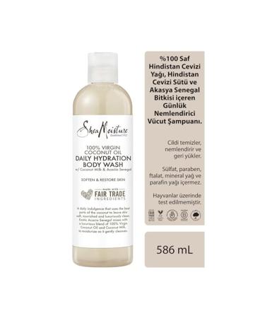 SheaMoisture Virgin Coconut Oil Body Wash 19.8 FL Oz